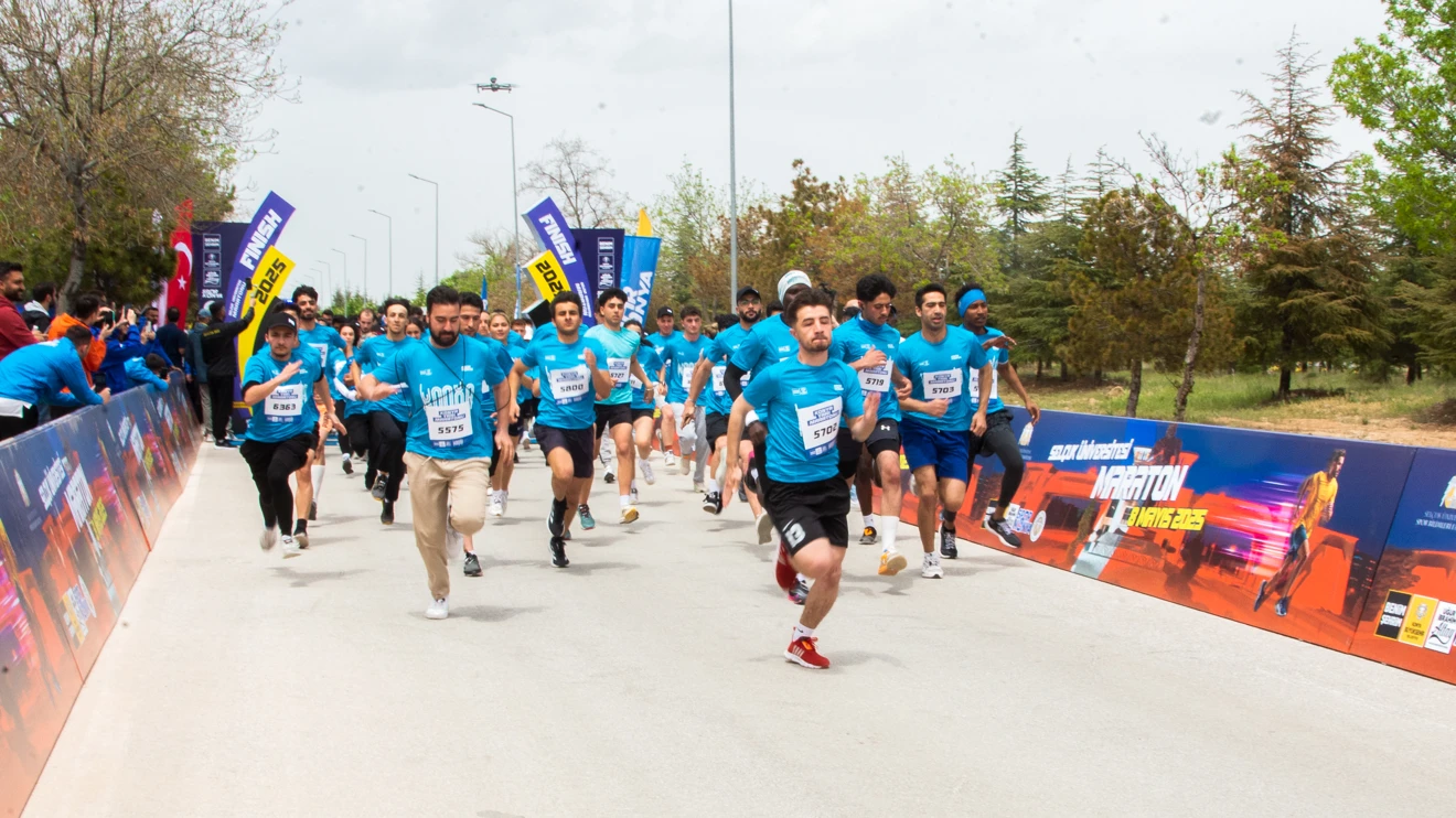 Selçuk Üniversitesinde Kampüs Maratonu düzenlendi